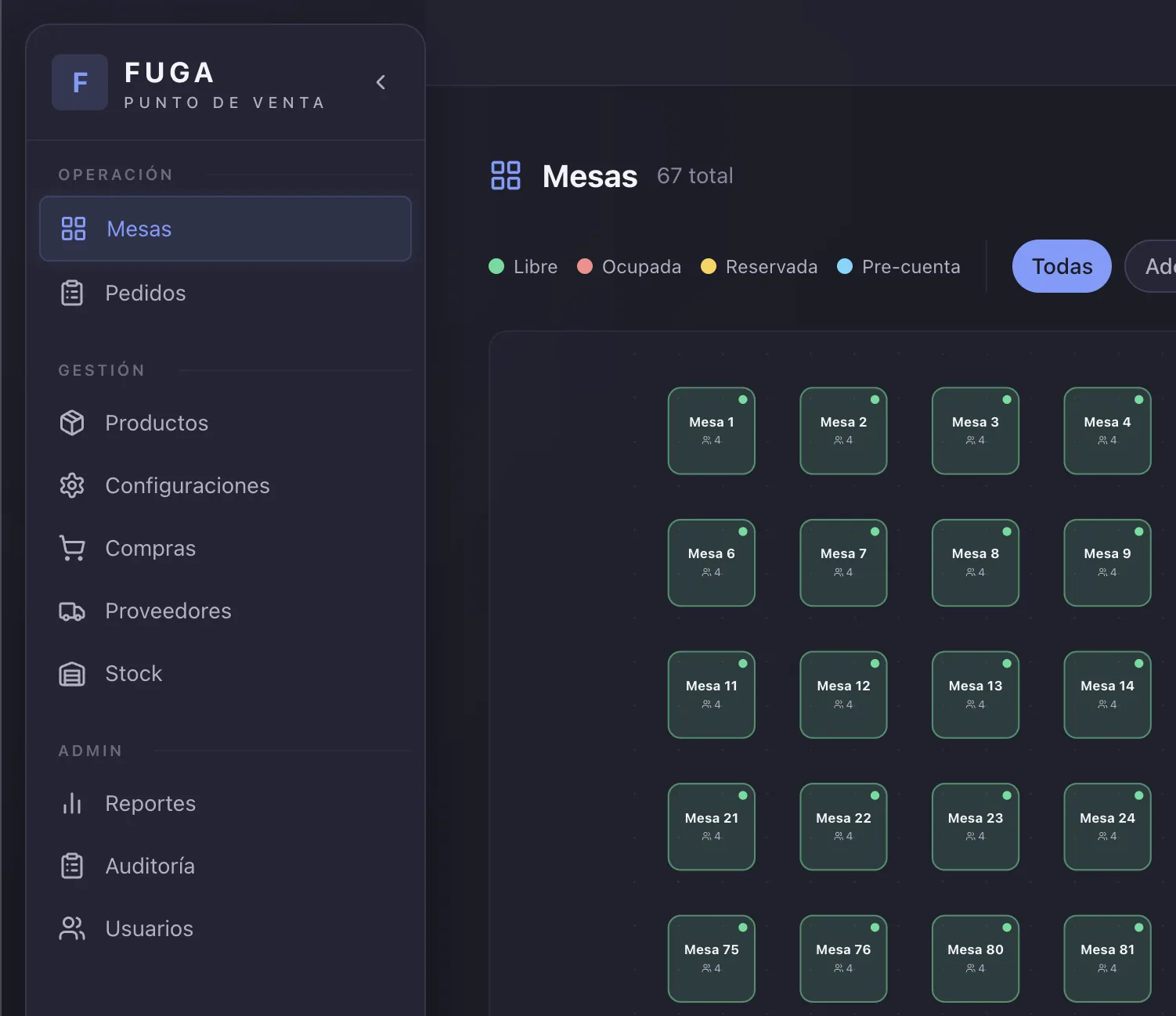 Sistema POS con comandas e impresión — caso real FORJA para bar / restaurante